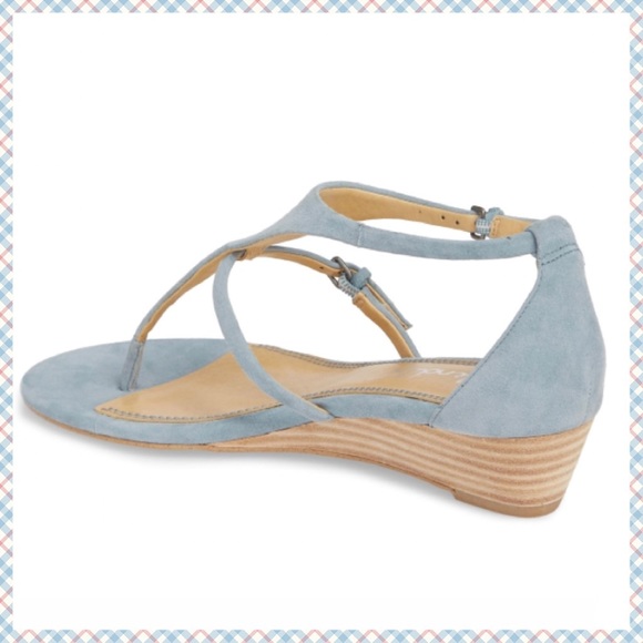 Splendid Brooklyn V-Strap Wedge Thong Sandals 8 - Picture 7 of 11